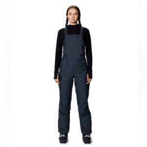 Mountain Hardware Firefall 2 bib in Dark Storm (dark blue/grey) snow pants